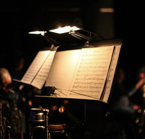music stand light